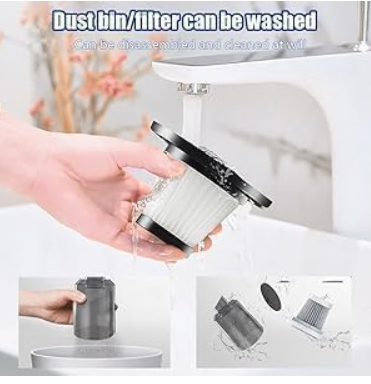 3 in 1 Portable Vacuum Cleaner Duster Blower & Air Pump |