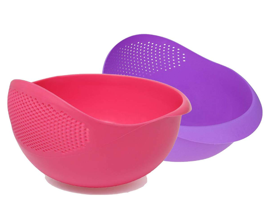 Multi-Purpose Strainer itchen Gadget ( Pack Of 3) ( Pink*Blue*Green )