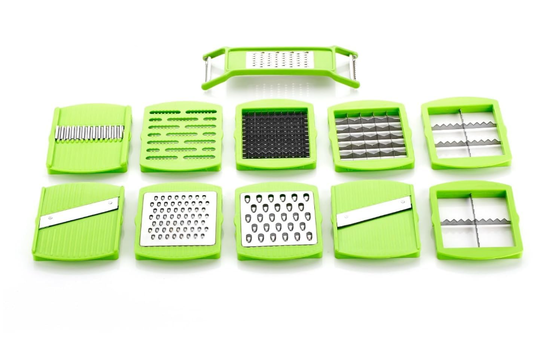 12-in-1 Vegetable & Fruit Chopper | Fruit Chopper | Vegetable Slicer | Chopper | Slicer, Dicer & Grater