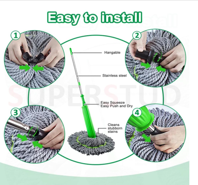 2 in 1 Dehydrated Floor Cleaning Mop |